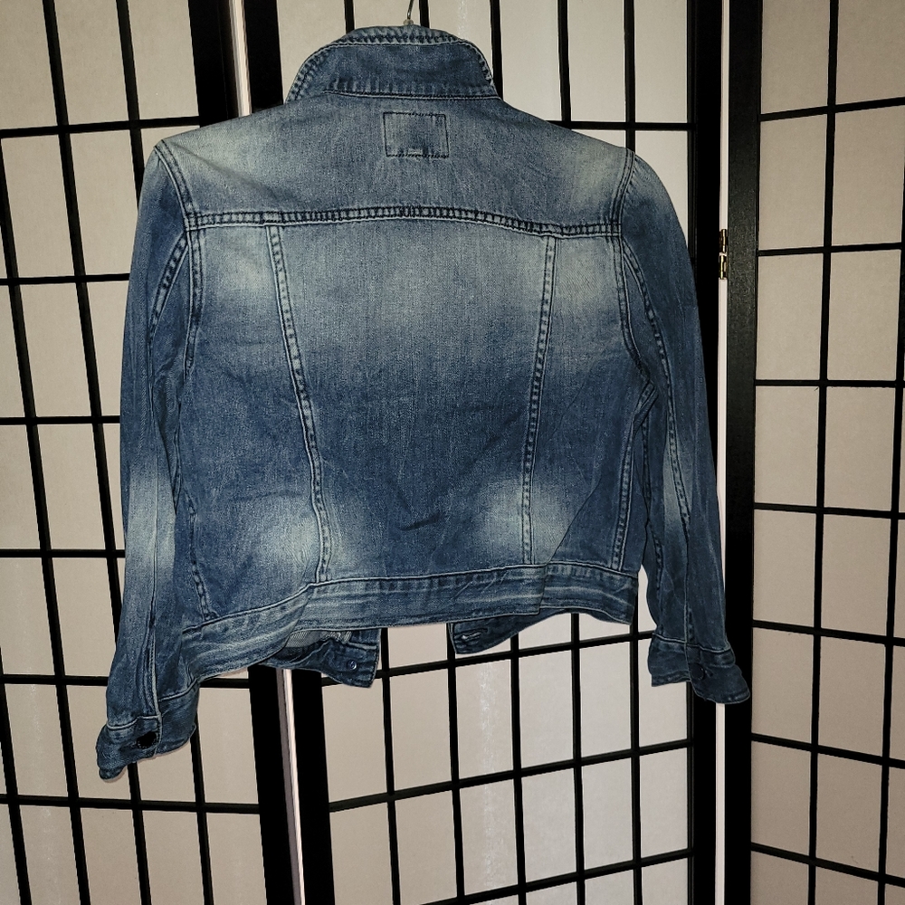 Crop Denim Jacket - Picture 2 of 3